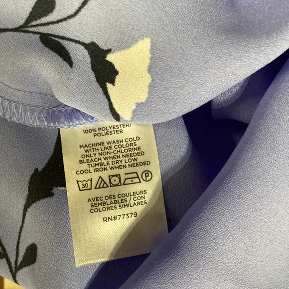 Ann Taylor Blue Floral Blouse - Picture 5 of 5